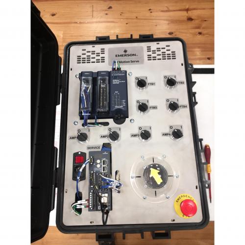 Emerson PAC Servo Demonstrator Unit - This unit will be housed in a Hardshell Carrying Case